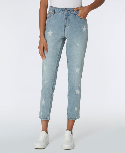 Westport Signature Skinny Jeans with Star Print