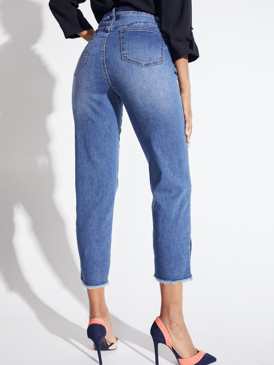 Westport Signature Skinny Jeans with Snap Button At Ankle